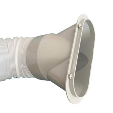 Imagem de Adaptador de Saída de Ar para Unidade de AC Móvel - Acoplamento Plano De Exaustão Para Mangueira De Ventilação - Acessório De Substituição Para Tubo De Ventilação De Ar Condicionado Portátil Para