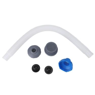 Imagem de Kits de conector de água da piscina da piscina de piscina mangueira de skimmer e adaptador B com barragem de entrada do bico de entrada do filtro de saída para piscina acima do