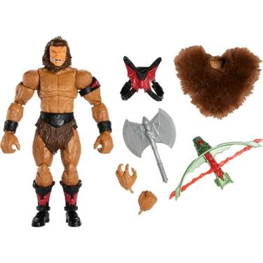 Imagem de Masters of the Universe Masterverse Action Figure Grizzlor of the Evil Horde Deluxe Motu Collectible with Swap Parts, Battle Weapons 7.2 inches