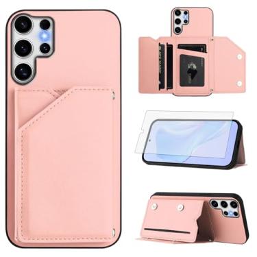 Imagem de Asuwish Capa de telefone para Samsung Galaxy S25 Ultra 5G capa carteira com protetor de tela suporte suporte para cartão alça transversal cordão celular de couro S25Ultra 25S S 25 25Ultra 6,9 2025