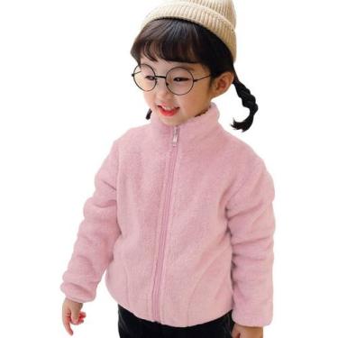 Imagem de Jaqueta Infantil Menina Urso Inverno Fleece Plush Inverno - anjo da ma