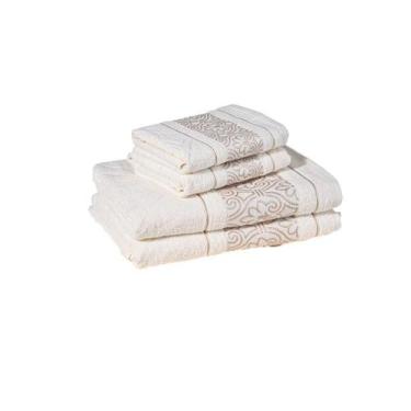 Imagem de Jogo Toalha De Banho Gigante 4 Peças Taj Cavhome