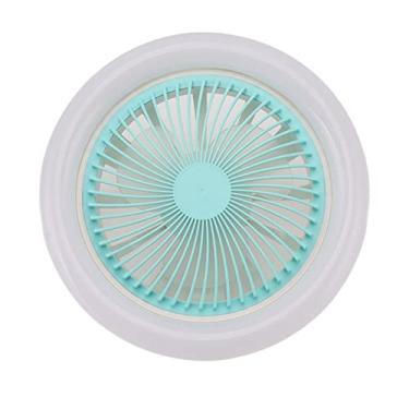 Imagem de Zerodis Luz de Candelabro de Ventilador de LED Remoto de 36w, Luz do Ventilador de 9,8 Polegadas Apresenta 3 Fontes de Iluminação e 3 Velocidades de Motor Silencioso de Cobre Adequado