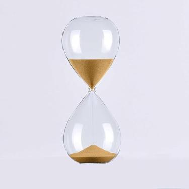 Imagem de Temporizador De Ampulheta, Temporizador De Ovo, Temporizador De Cozinha De Relógio De Areia, Temporizadores De Areia Colorida, Ampulheta De Vidro, Temporizador De Relógio De A, Gold, 60 min