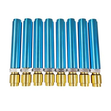 Imagem de DASPARTS Conjunto de 8 peças de tubos de haste ajustável azul anodizado sem vedações - 1200-1600cc compatível com Dune Buggy 9149