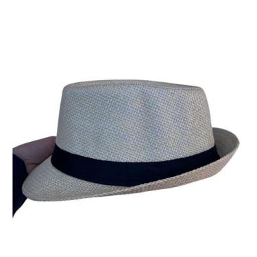 Imagem de Chapéu Fedora Panamá Palha Cor:Palha Estilo 72127 - Sm decora