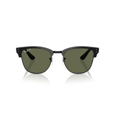 Imagem de Óculos de Sol Ray-Ban Polarizado Clubmaster Reverse 0RBR0504S 67839A Tam 54 / Preto - Lentes Verde