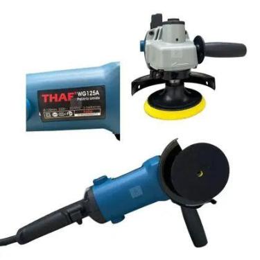 Imagem de Politriz E Lixadeira à Úmido 125mm 920W 5600rpm Com Regulagem de Veloc