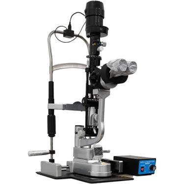 Imagem de Lâmpada de Fenda Binocular 5 Aumentos Microscópio Slit Lamp