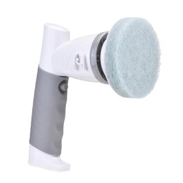 Imagem de FTVOGUE Purificador Giratório Elétrico, Escova de Limpeza Portátil Sem Fio de 7,4 V 2000 MAh Com 6 Acessórios, Escova Elétrica para Banheira, Pia, Azulejo, Fogão (Plugue dos EUA)