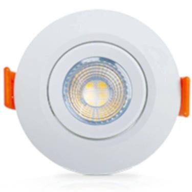 Imagem de Luminária Superled Mini Spot Redondo Branco 3 Watts 4000k - 05610a - Ourolux