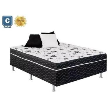 Imagem de Cama Box Conjugado Casal 5cm Espuma Semi-ortopédico - Apeixoto