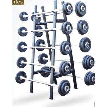 Imagem de Barras montadas injetadas - 12 a 30kg - Santiago Fit