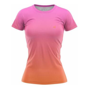 Imagem de Camiseta Feminina Blusa Academia Treino Fitness Proteção Uv - Efect, L