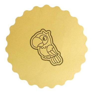 Imagem de Cortador Biscoito Pássaro Arara Papagaio - DOCE IMPRESSO, 6cm