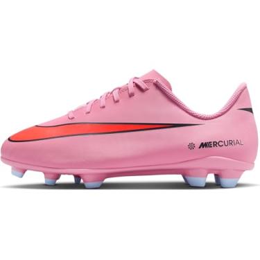 Imagem de Nike Tênis infantil unissex Jr. Mercurial Vapor 16 Club (criança pequena), Magic Flamingo/preto/carmesim total, 15