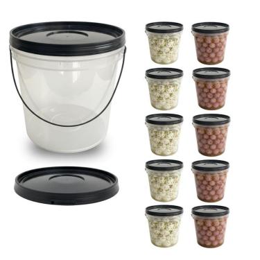 Imagem de Balde Transparente 3.2L Para Açai - 10 Pçs