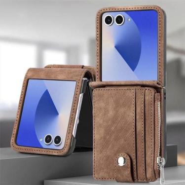 Imagem de Capa De Telefone Com Suporte Para Cartão Destacável Para Samsung Galax