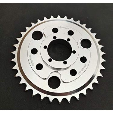 Imagem de CDHPOWER Adaptador de rotor de freio a disco e roda dentada 36T 2 em 1 para bicicleta motorizada a gás 48cc/66cc/80cc