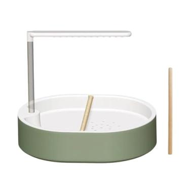 Imagem de ShengQuanHao Banheira Automática para Pássaros, Ducha para Papagaios, Fácil Instalação, Acessórios Multifuncionais com Bomba, Banheira para Papagaios Cinzentos de, branco