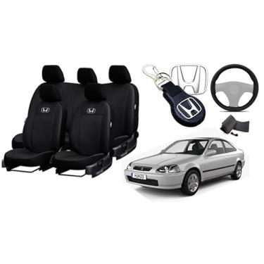 Imagem de Capa de couro para o banco civic 1995-1999 proteção impermeável