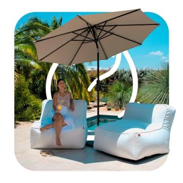 Imagem de Poltrona Impermeável para Área Externa Joy Kit com 2 - Eco Flame (Cinza)