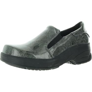 Imagem de Easy Street Sapatos femininos para trabalho e segurança, Grey-floral, 5.5
