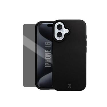 Imagem de Kit Capa Silicon Premium e Película Hydrogel Privacidade para iPhone 16 - Gshield