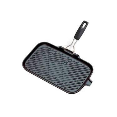 Imagem de Grelha com Cabo Removível Preto Black Onix Le Creuset