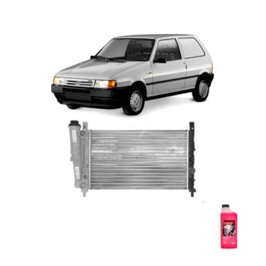 Imagem de Kit Radiador Uno 1.5 87/93 C/S Ar + Aditivo Radiador Pronto Uso 1L