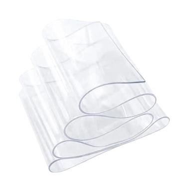 Imagem de Bothyi Cortina de porta em PVC, abas impermeáveis, comprimento de montagem 200cm, substituição de acessórios para animais de estimação, ideal para casinhas, Transparente