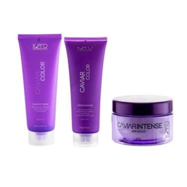 Imagem de K.Pro Caviar Color Kit Home Care (3 Produtos) - K.Pro Profissional