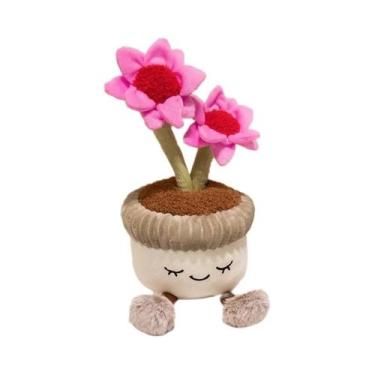 Imagem de Brinquedo De Pelúcia De Flor Artificial Kawaii De 30cm, Cacto E Girass