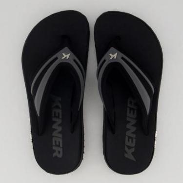 Imagem de Chinelo Kenner Kivah New Force Preto e Cinza-Masculino