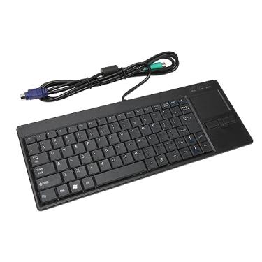 Imagem de Zopsc Teclado Industrial Com Fio, Teclado Touchpad Com Fio Com pé de Tesoura X, Ampla Aplicação, Plug Play, para Controle da Indústria IPC (Interface sem função HUB)