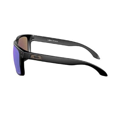 Imagem de Óculos de Sol Oakley Polarizado Holbrook Xl 0OO9417L 941721 Tam 59 / Preto Fosco - Lentes Prizm Sapphr Irid Polar
