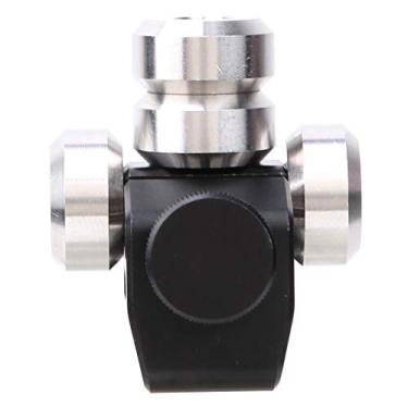 Imagem de Cryfokt Kit de Parafuso de Câmera para OSMO Mobile2 Smooth4Q, Parafuso de Placa de Liberação Rápida de 1/4 de Polegada, Clipe de Peso Preto de Liga de Alumínio, Compatível Com Vários Estabilizadores