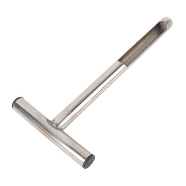 Imagem de Zyyini Amostrador de de Aço Inoxidável de 12 Polegadas Com Alça Em T Sonda de Amostra Portátil para Fazenda de Gramado de Jardim, Kit de Teste de Com 2 Sacos de Amostra de Reutilizáveis