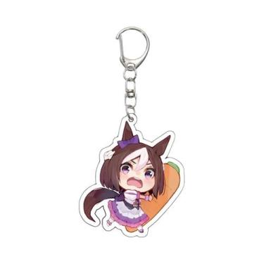 Imagem de Chaveiro Anime Pretty Derby 55MM Modelo Acrílico Suzuka Tokai Teio Pre