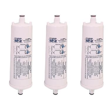 Imagem de Kit 3 Filtros Refil Compatível Purificador Europa Hf By Hebe