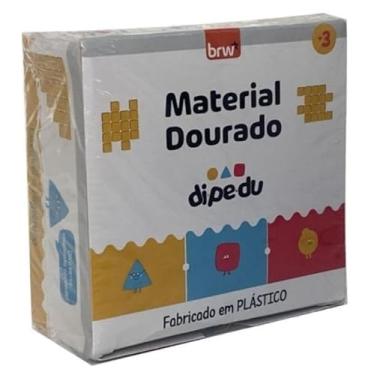 Imagem de Dipedu Brinquedo Educativo Infantil Material Dourado 62 Peças