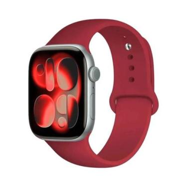 Imagem de Pulseira De Silicone Esportiva De 46mm, 42mm, 45mm, 44mm, 40mm Para Ap