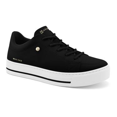Imagem de Tênis Casual Feminino Ramarim Move On Preto/Branco 23-93123
