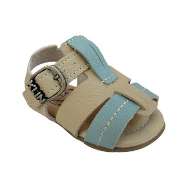 Imagem de Sandália Menino Klin Papete Cup Cake Verde/Bege Bambu 515215