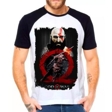 Imagem de Camiseta kratos god of war games jogos camisa masculina lançamento 01 