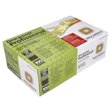 Imagem de Luva de Látex Profissional Descarpack - Tamanho P - 100 Luvas