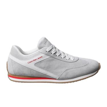 Imagem de Tênis Feminino Calvin Klein Jeans Running Cinza Claro CF5PC43TE640-Feminino