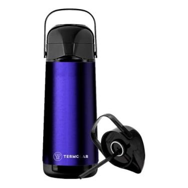 Imagem de Garrafa Termica Café Bomba Pressão 1l Inox Lumina Termolar - Congratul