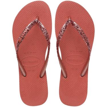 Imagem de Chinelo Dedo Feminino Casual Borracha Havaianas Slim Glitter II