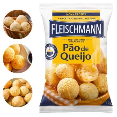 Imagem de Mistura Para Preparo de Pão de Queijo 1 KG Profissional Fleischmann